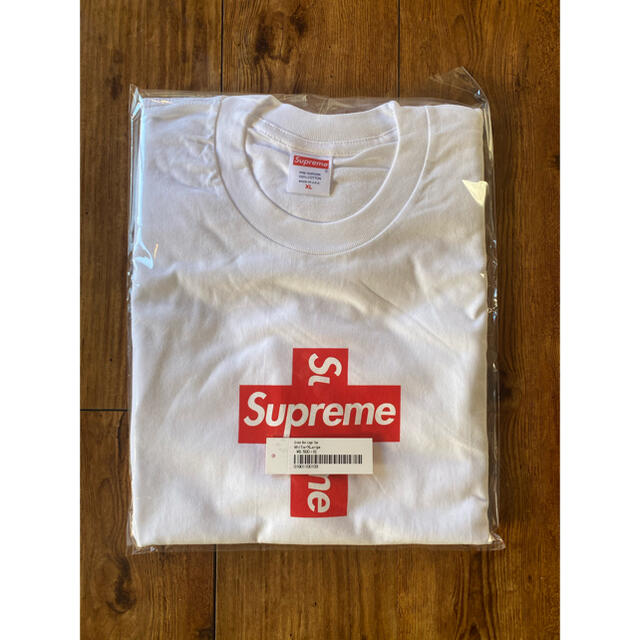 専用　Supreme Cross Box Logo Tee White XL