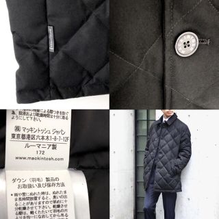 新品 国内正規品 マッキントッシュ ウール キルティング ダウン