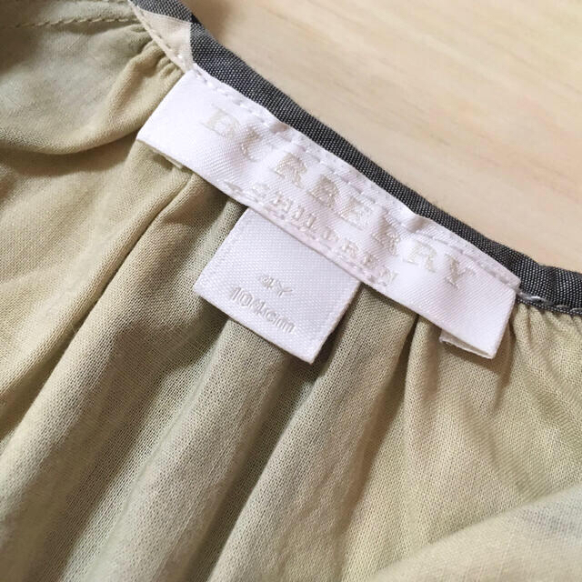 BURBERRY(バーバリー)の美品 BURBERRY CHILDREN バーバリー ワンピース 4Y 104㎝ キッズ/ベビー/マタニティのキッズ服女の子用(90cm~)(ワンピース)の商品写真