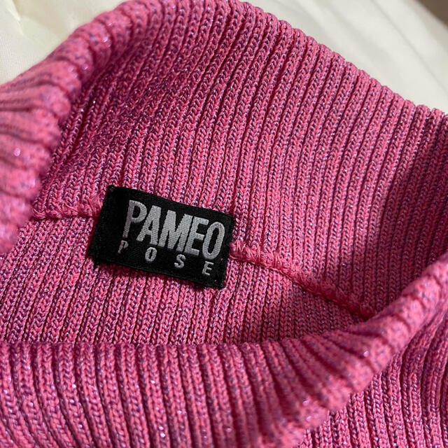 PAMEO POSE(パメオポーズ)のGlitter Bell Sleeve Knit Top ‪‪❤︎‬ レディースのトップス(ニット/セーター)の商品写真