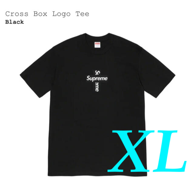 Supreme　Cross Box Logo Tee XL