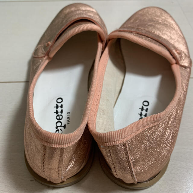 repetto(レペット)のレペット　ローファー 20.5センチ 32 ピンクゴールド　正規品 キッズ/ベビー/マタニティのキッズ靴/シューズ(15cm~)(フォーマルシューズ)の商品写真