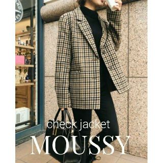 マウジー(moussy)のMOUSSY CHECK JACKET 人気完売(テーラードジャケット)