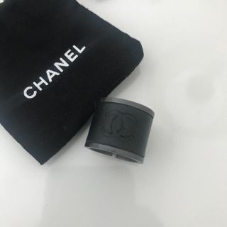 シャネル(CHANEL)のシャネル 指輪 ココマークレザーリング 10号 美品 最終値下げ(リング(指輪))