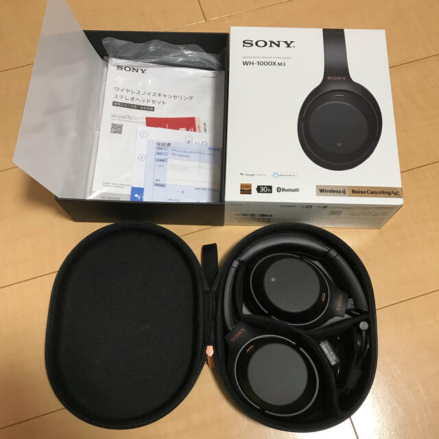 SONY(ソニー)のSONY WH-1000XM3(B) スマホ/家電/カメラのオーディオ機器(ヘッドフォン/イヤフォン)の商品写真