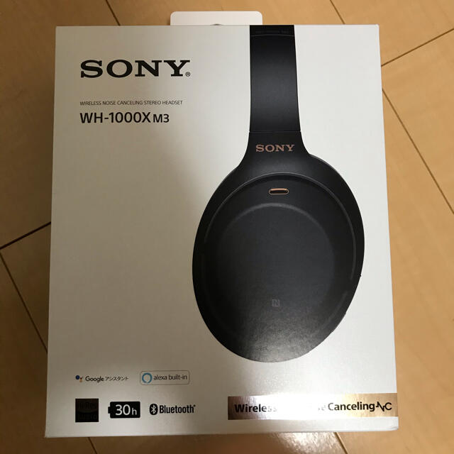 SONY(ソニー)のSONY WH-1000XM3(B) スマホ/家電/カメラのオーディオ機器(ヘッドフォン/イヤフォン)の商品写真