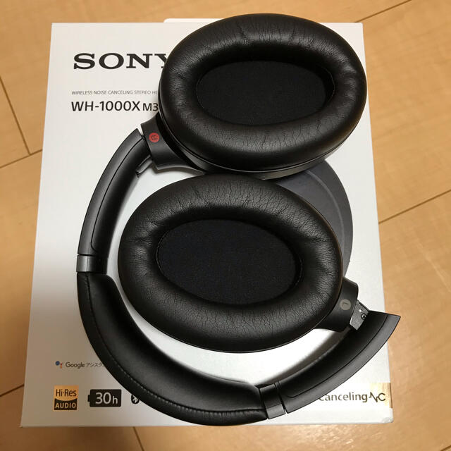SONY(ソニー)のSONY WH-1000XM3(B) スマホ/家電/カメラのオーディオ機器(ヘッドフォン/イヤフォン)の商品写真
