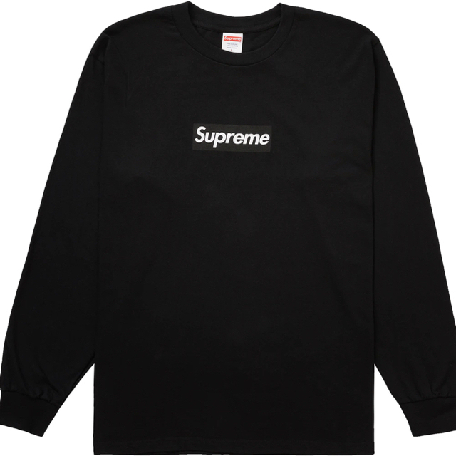 シュプリームSupreme Box Logo L/S Tee Black