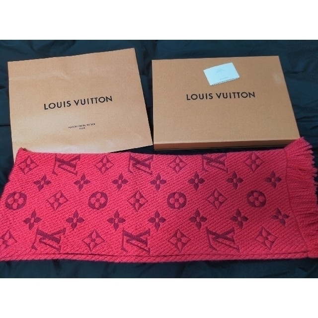 美品　ロゴマニア　LOUIS VUITTON　マフラー