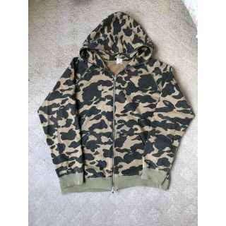 アベイシングエイプ(A BATHING APE)のa bathing ape アベイシングエイプ　パーカー　1st カモ　初期(パーカー)