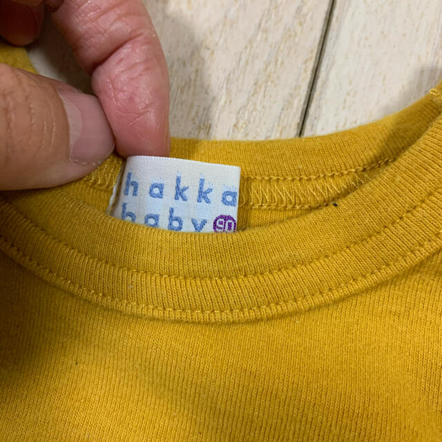 hakka baby(ハッカベビー)のカットソー　ハッカベビー　90  恐竜 キッズ/ベビー/マタニティのキッズ服男の子用(90cm~)(Tシャツ/カットソー)の商品写真