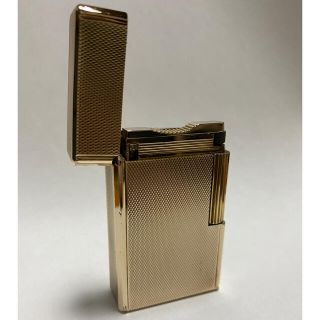 エステーデュポン(S.T. Dupont)のSTデュポンライン1  ピンクトリムゴールド　ジャンク品(タバコグッズ)