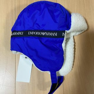 エンポリオアルマーニ(Emporio Armani)のEMPORIOARMANI✴︎baby帽子✴︎新品未使用Sサイズ(帽子)