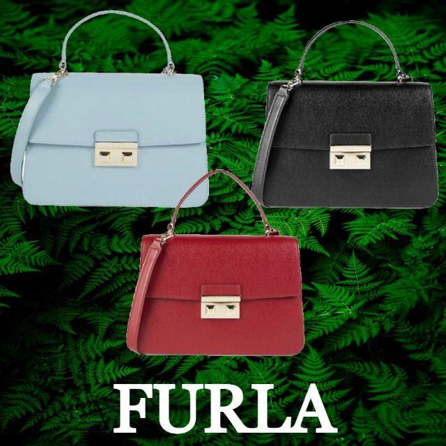 ★SALE☆【FURLA】ベラ レザー サッチェルショルダーバックバッグ