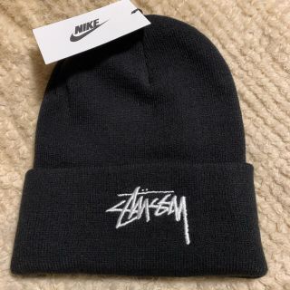 ステューシー(STUSSY)のstussy ナイキ　コラボニット(ニット帽/ビーニー)