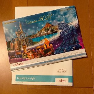 ディズニー(Disney)のユニシス　UNISYS ディズニー カレンダー2021(カレンダー/スケジュール)