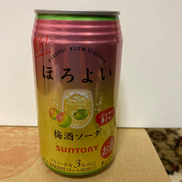 サントリー(サントリー)のほろよい梅酒ソーダ 食品/飲料/酒の酒(リキュール/果実酒)の商品写真