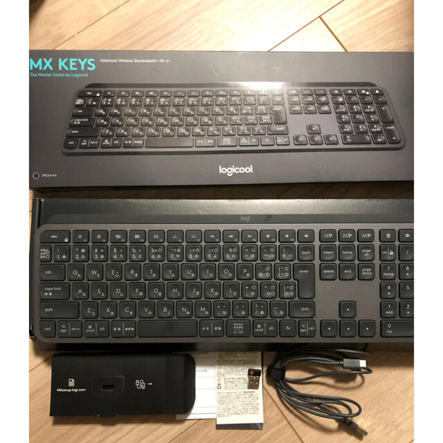 ロジクール アドバンスド ワイヤレスキーボード KX800 MX KEYSスマホ/家電/カメラ