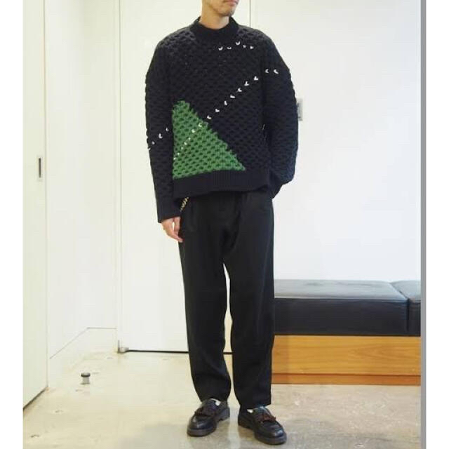 クリアランス売上 ラフシモンズ raf simons 18aw アーガイルニット