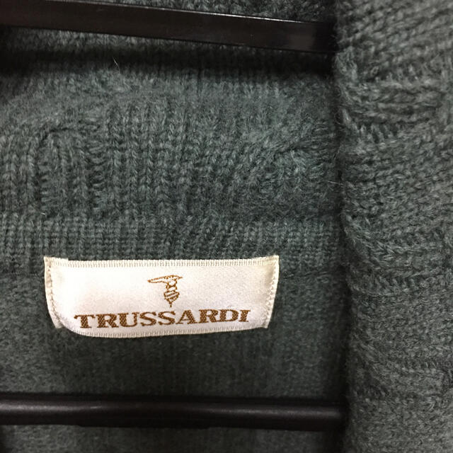 Trussardi(トラサルディ)のトラサルディ ウール100%ロングコート 日本製 レディースのジャケット/アウター(ロングコート)の商品写真