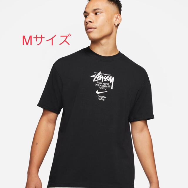 NIKE × ステューシー Tシャツ　黒