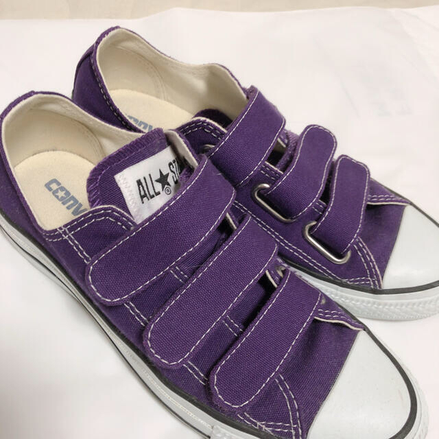 CONVERSE(コンバース)の【美品】CONVERSE AllStar v-3 ox  purple パープル レディースの靴/シューズ(スニーカー)の商品写真