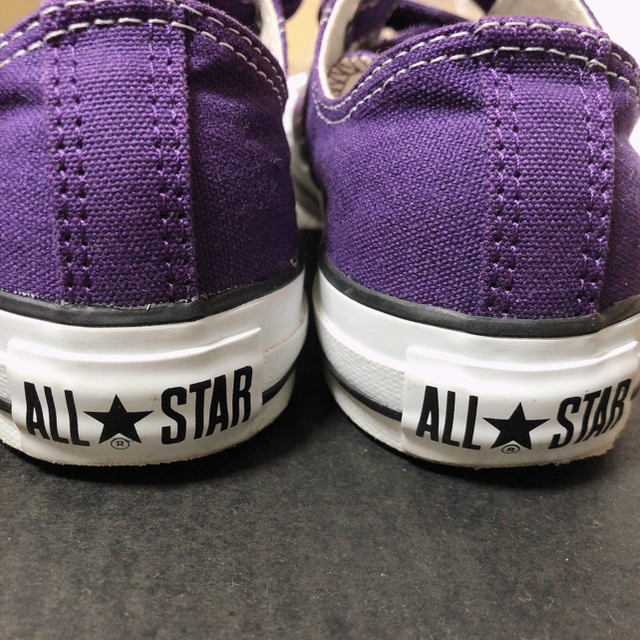 CONVERSE(コンバース)の【美品】CONVERSE AllStar v-3 ox  purple パープル レディースの靴/シューズ(スニーカー)の商品写真