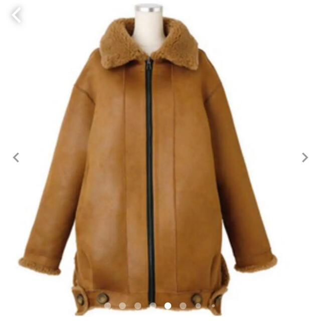 wc(ダブルシー)のwcj❤️フェイクボアリバーシブルジャケット❣️ブラウン❣️新品未使用❗️ レディースのジャケット/アウター(ブルゾン)の商品写真