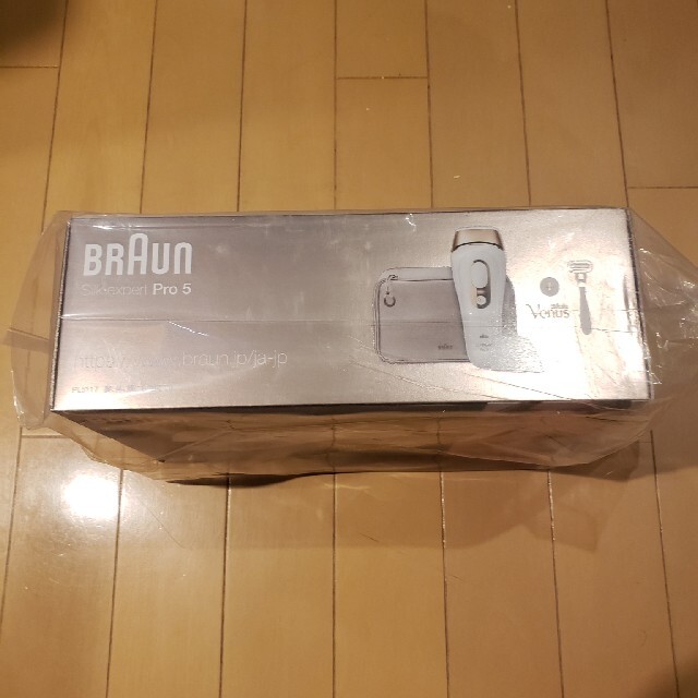 BRAUN(ブラウン)のブラウン シルクエキスパートpro5 プレミアムモデル　PL-5117【新品】 コスメ/美容のボディケア(脱毛/除毛剤)の商品写真