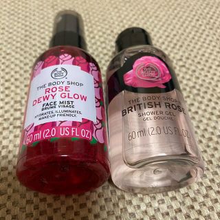 ザボディショップ(THE BODY SHOP)のザ・ボディショップ フェイスミスト&シャワージェル ローズ60ml(化粧水/ローション)