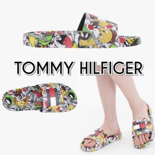 トミーヒルフィガー(TOMMY HILFIGER)の【希少】Looney Tunes× TOMMY JEANS シャワーサンダル(サンダル)