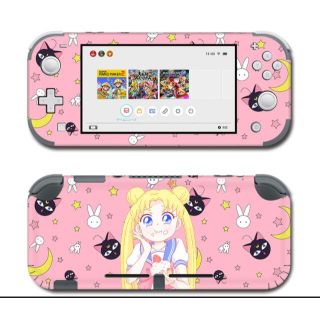 Switch Lite スイッチ ライト セーラームーン ピンク スキンシール(その他)