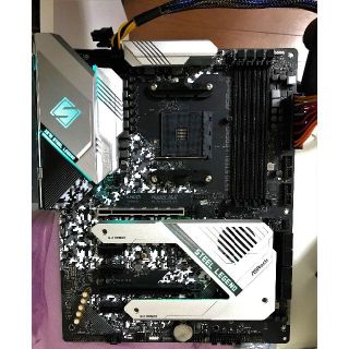 スマホ/家電/カメラ動作品 asrock x570 steel legend 動作品 外装小難有り