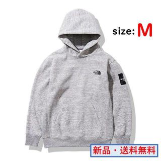 ザノースフェイス(THE NORTH FACE)のM ノースフェイス スクエアロゴフーディー NT62039 ミックスグレー Z(パーカー)