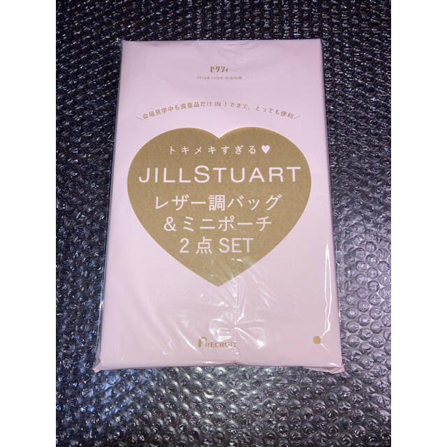 JILLSTUART(ジルスチュアート)のゼクシィ 2020年10月号JILL STUARTレザー調バッグ＆ポーチ レディースのファッション小物(ポーチ)の商品写真