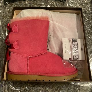 アグ(UGG)のはるる様専用UGG  Bailyリボン付きブーツ 21センチ (ブーツ)