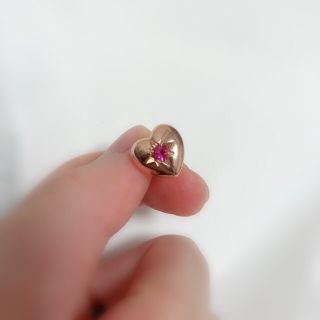 【未使用】MEDI STORE ハート 14g ピアス ボディピアス(ピアス)