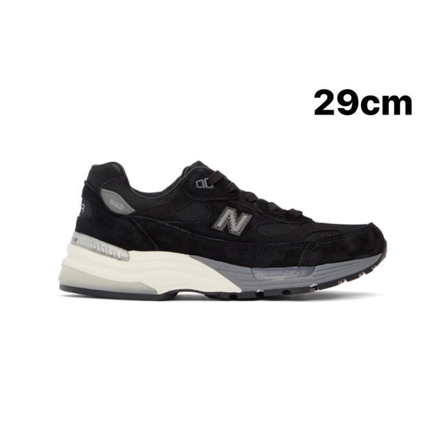 29cm New Balance 992 ブラック 新品