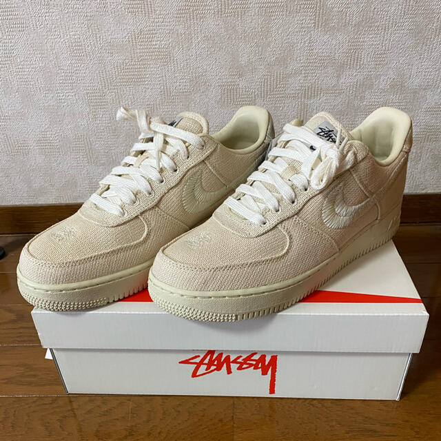 airforce1カラーSTUSSY NIKE AIR FORCE 1 LOW FOSSIL 26.5