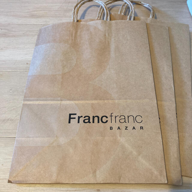 Francfranc(フランフラン)のFrancfranc 紙袋セット レディースのバッグ(ショップ袋)の商品写真