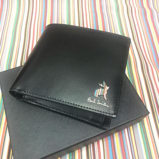 ポールスミス(Paul Smith)の新品未使用　ポールスミス　折財布（ブラック/ラビット）(折り財布)