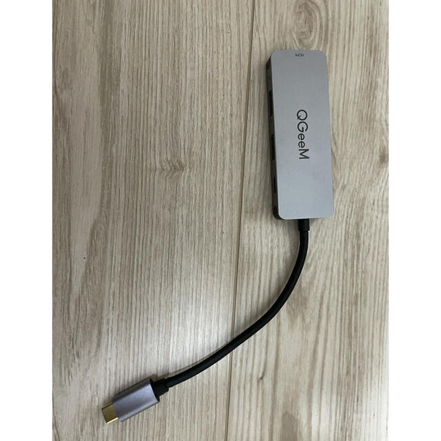 USB C ハブ HUB QGeeM USB Type C HDMI スマホ/家電/カメラのPC/タブレット(PC周辺機器)の商品写真