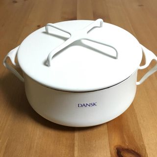 新品未使用○ダンスク ホーロー鍋北欧好き(鍋/フライパン)