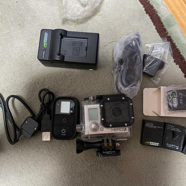 GoPro(ゴープロ)の【中古】GoPro HERO3 BLACK EDITION アクションカメラ スマホ/家電/カメラのカメラ(ビデオカメラ)の商品写真