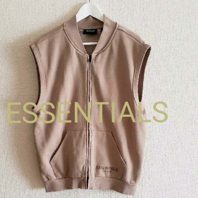 FEAR OF GOD(フィアオブゴッド)のESSENTIALS FOG ノースリーブ ベストsizeS メンズのトップス(ベスト)の商品写真