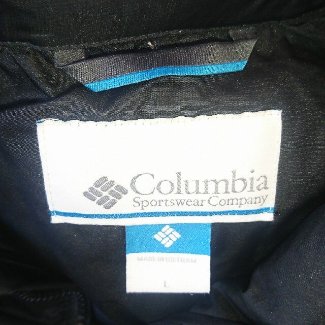 Columbia  メンズダウン  Lサイズ  黒