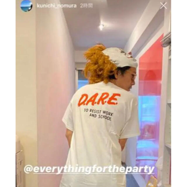 野村訓市着用 everything for the party D.A.R.E