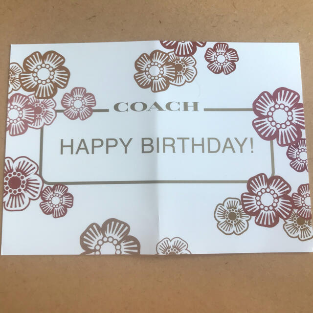 COACH(コーチ)のCOACHコーチ　割引券 チケットの優待券/割引券(ショッピング)の商品写真