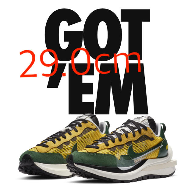超新作】 sacai - nike sacai ヴェイパーワッフル スニーカー