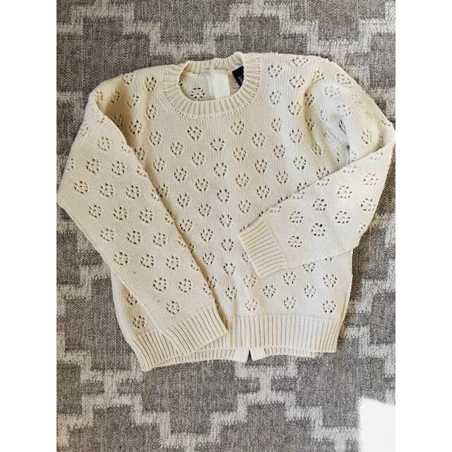 COMME des GARCONS - tricot COMME des GARCONS レース ウール ニット